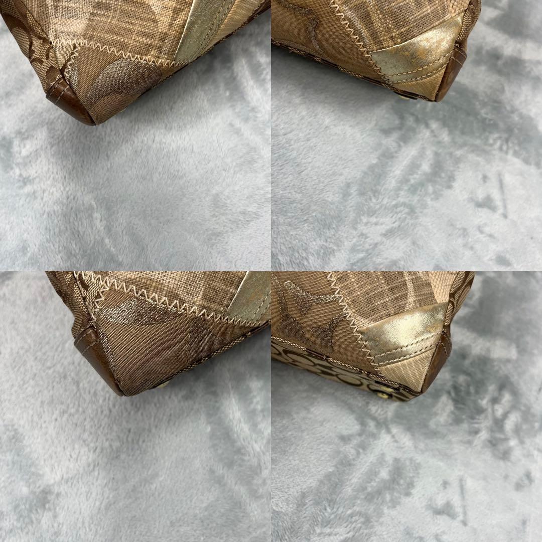バッグ Coach Legacy Hand Bag Patchwork