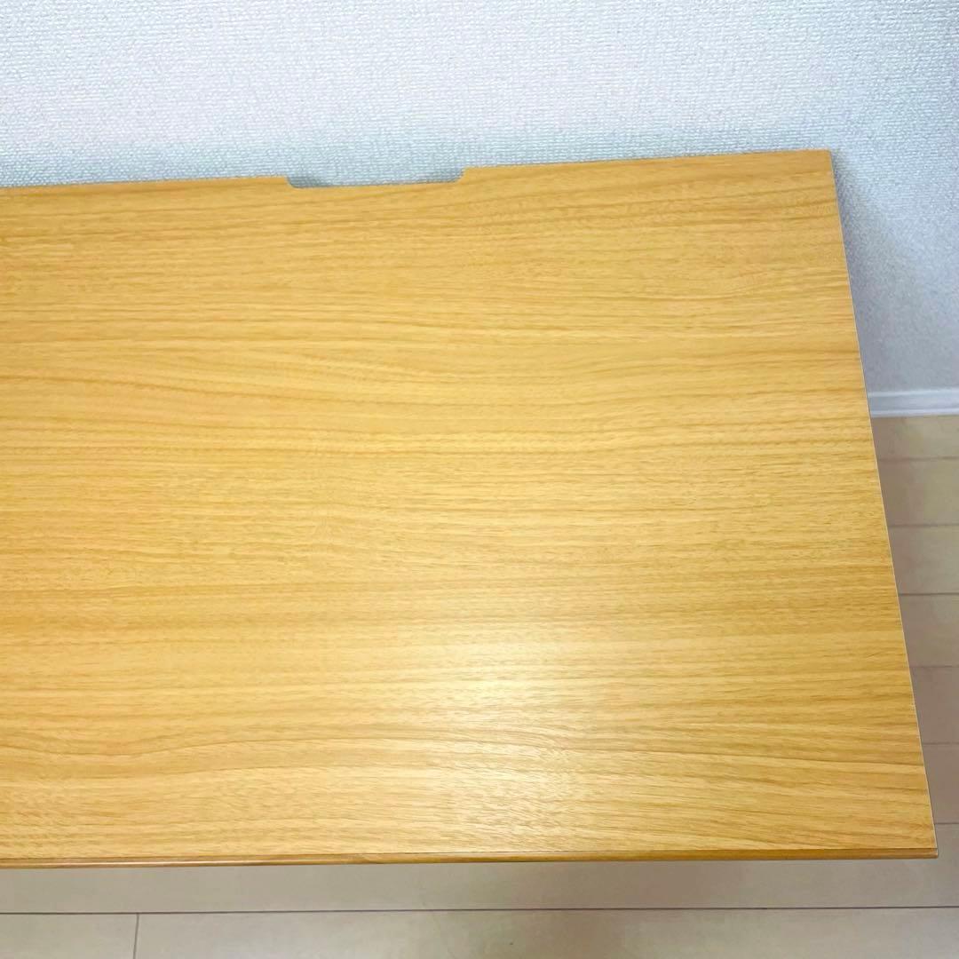 【美品】テレビ台 テレビボード 3段 幅90cm ナチュラル 木製 扉収納付き