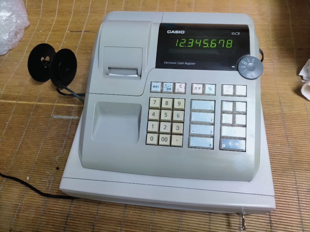 カシオレジスター　16CR　簡単便利特殊　送料込　319902