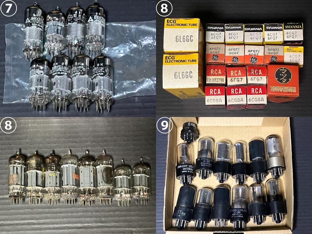 真空管　大量765本セット　フィリップス　シルバニア　RCA　ナショナル　東芝