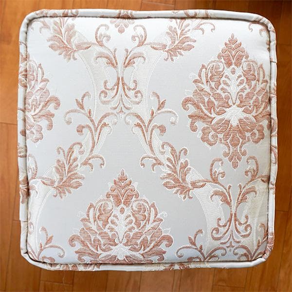 値下げしました！ 上品な　ロココ調　タッセルスツール　ファブリック