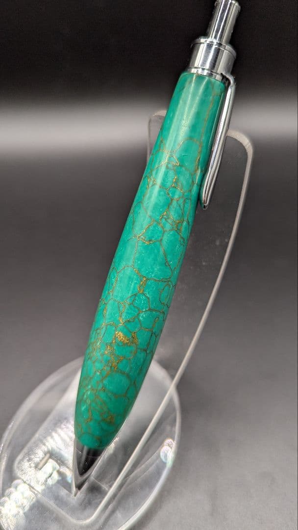 133ペン工房翌檜　ハイブリッドストーン　シャーペン　ボールペン　太軸