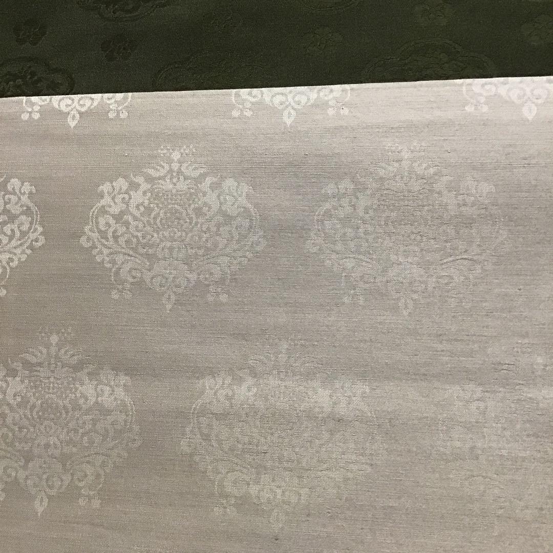 茶道具　掛軸　「忍」　小原和紙工芸作家　山内一生作　共箱　紙箱　S971KJ