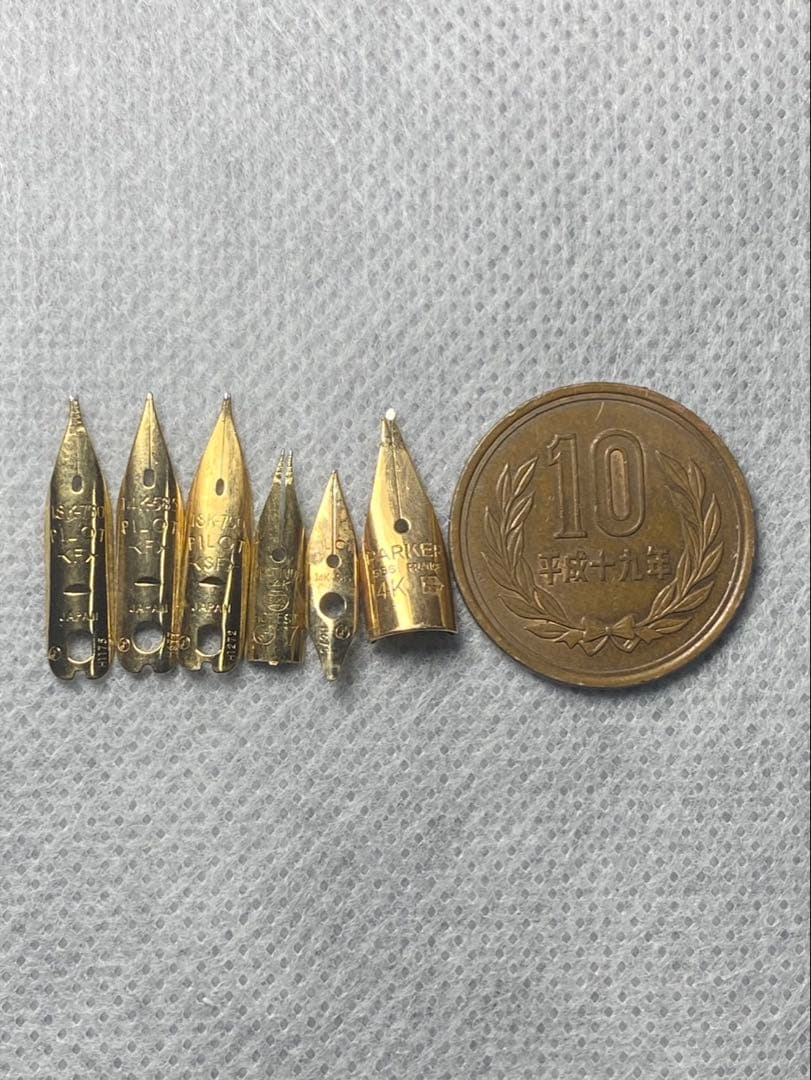 No.107 金無垢18K 0.50g 14k 1.10g 金 24K 純金