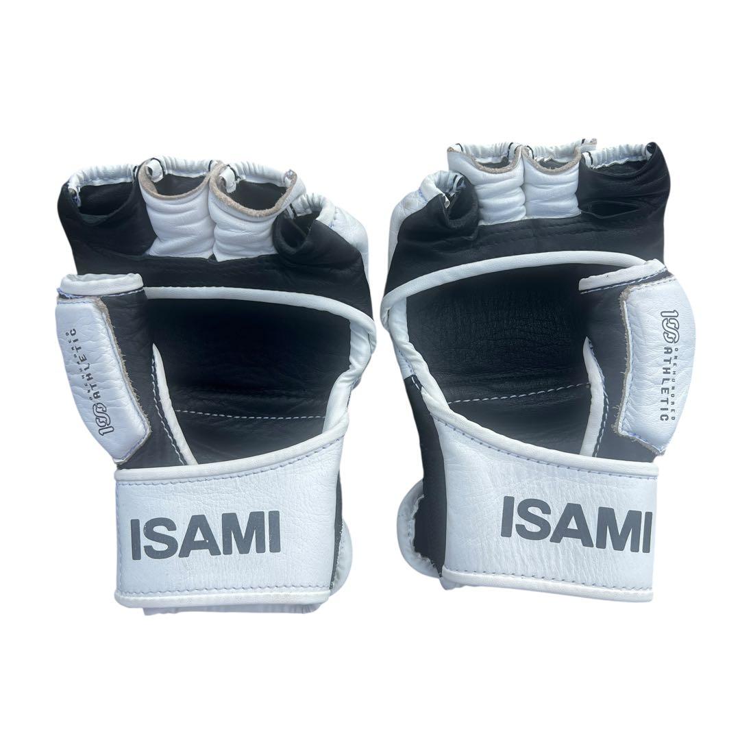 Mサイズ　ISAMI×100Athletic 修斗オープンフィンガーグローブ