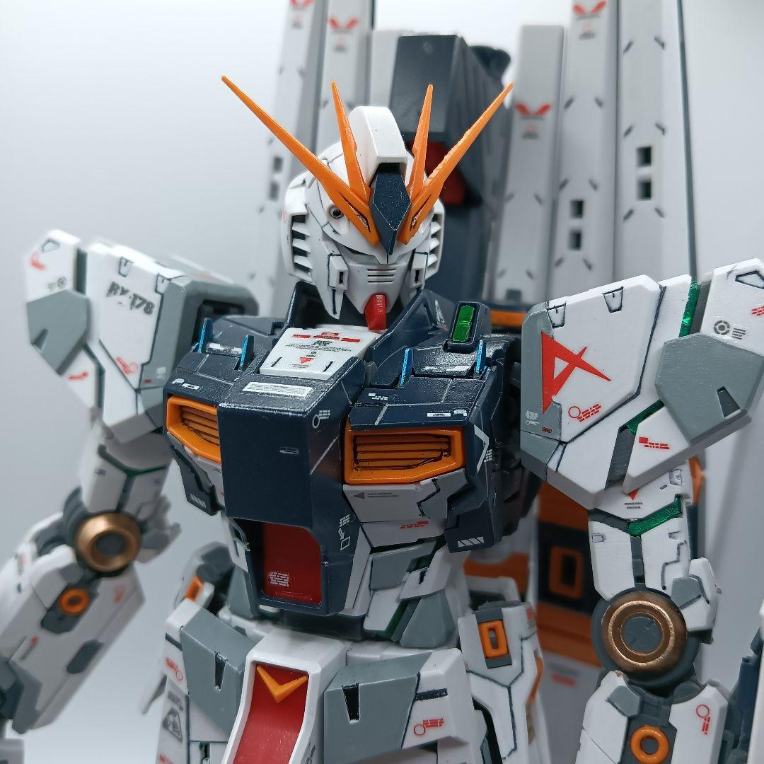 MG RX-93 νガンダムver.ka塗装完成品ジャンク