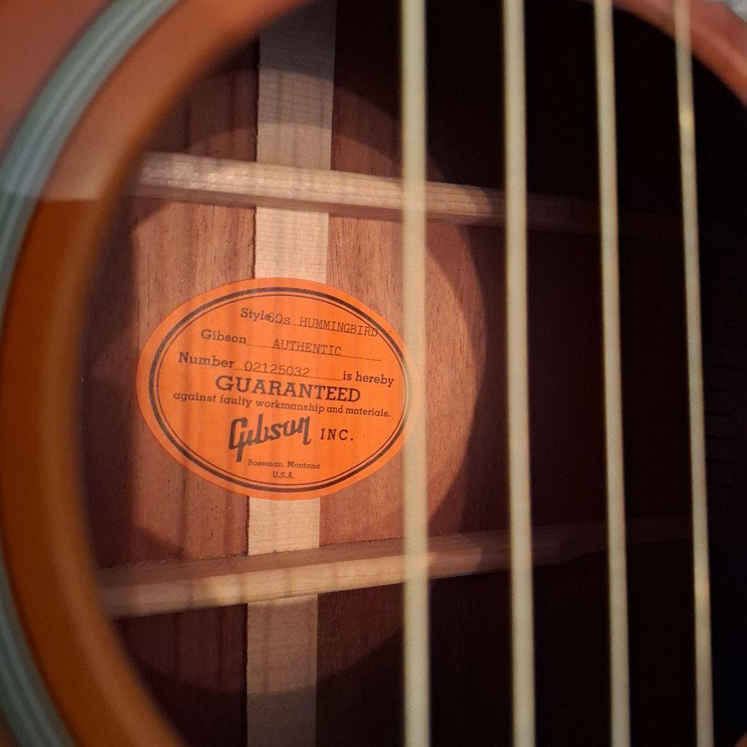 極美品 2005年製Gibson　Hummingbird customshop製