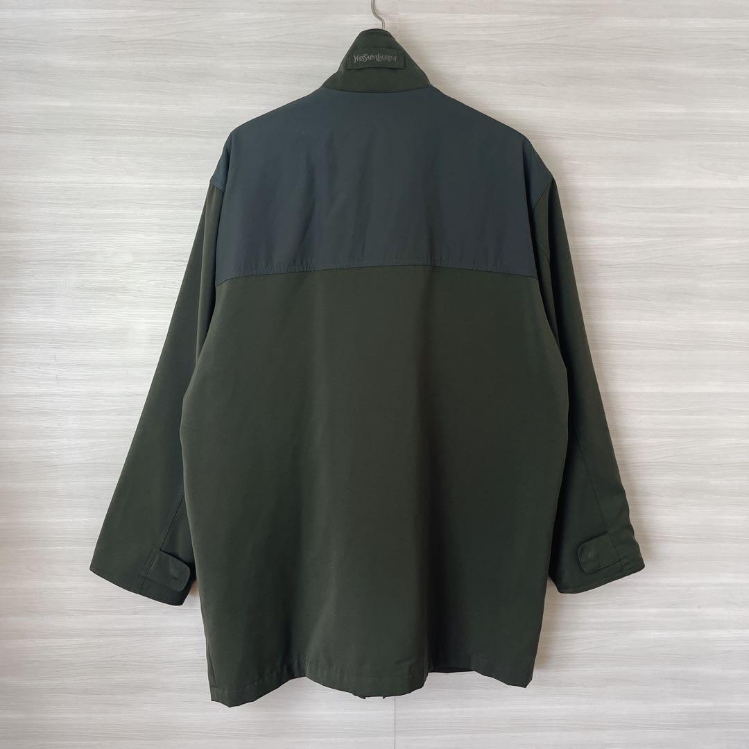 プ*で様 イヴサンローラン　ヴィンテージ　スタンドカラー　ジャケット　M メンズ