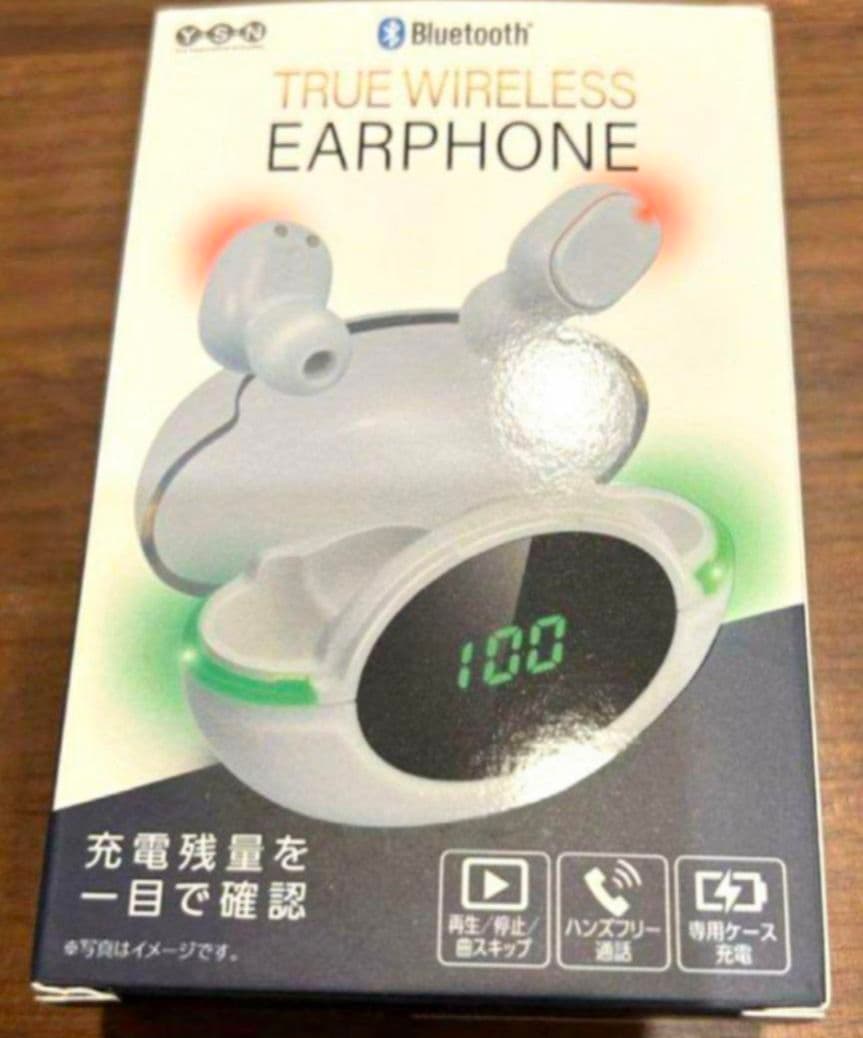 ワイヤレスイヤホン　TRUE WIRELESS EARPHONE