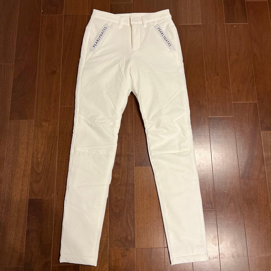 美品！！パーリーゲイツ 中綿パンツ　ホワイト　サイズ00