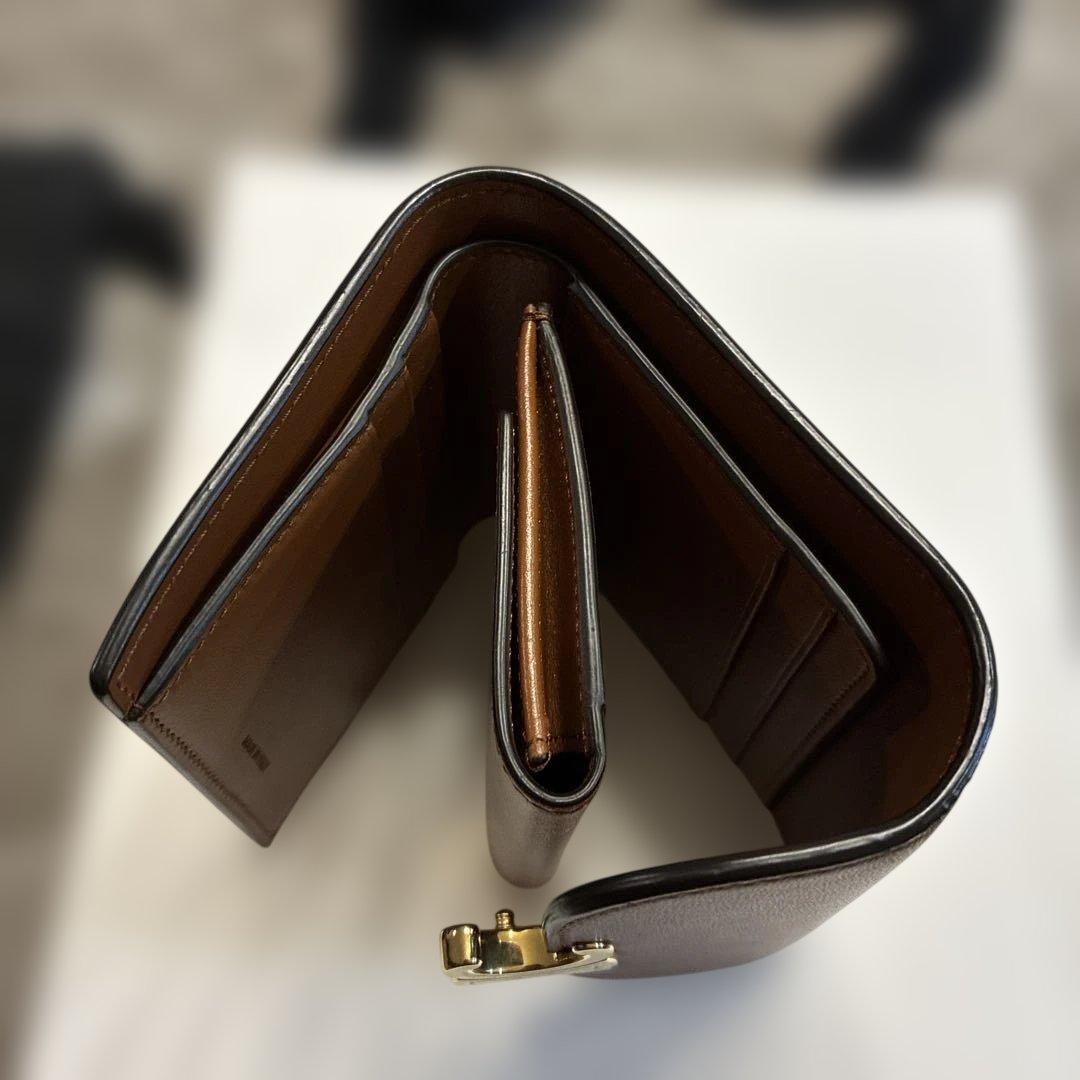 CELINE トリオンフ　スモールフラップウォレット