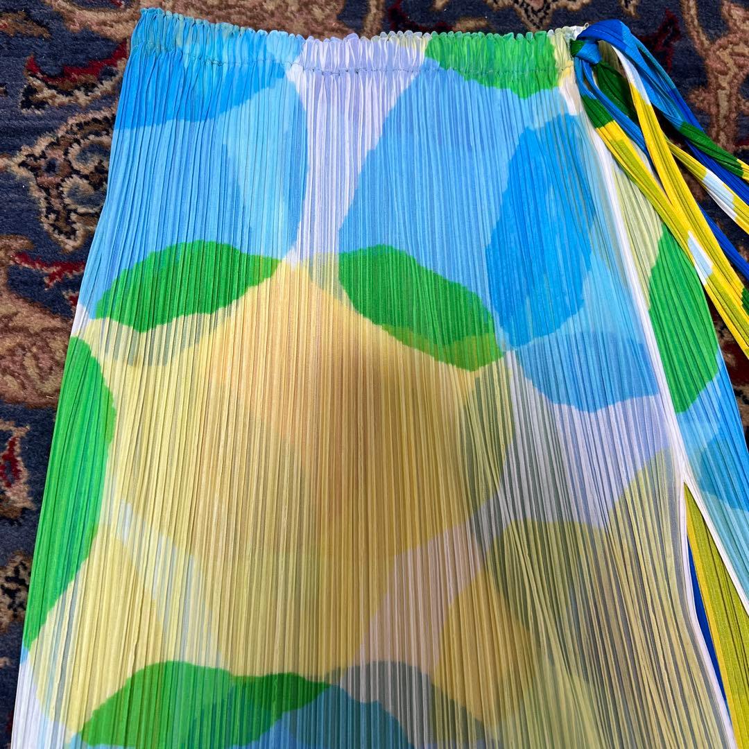 PLEATS PLEASE ISSEY MIYAKE 水玉二重重ねスカート