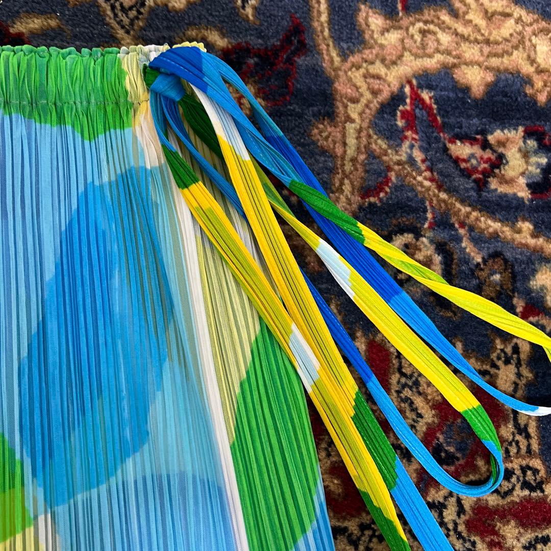 PLEATS PLEASE ISSEY MIYAKE 水玉二重重ねスカート