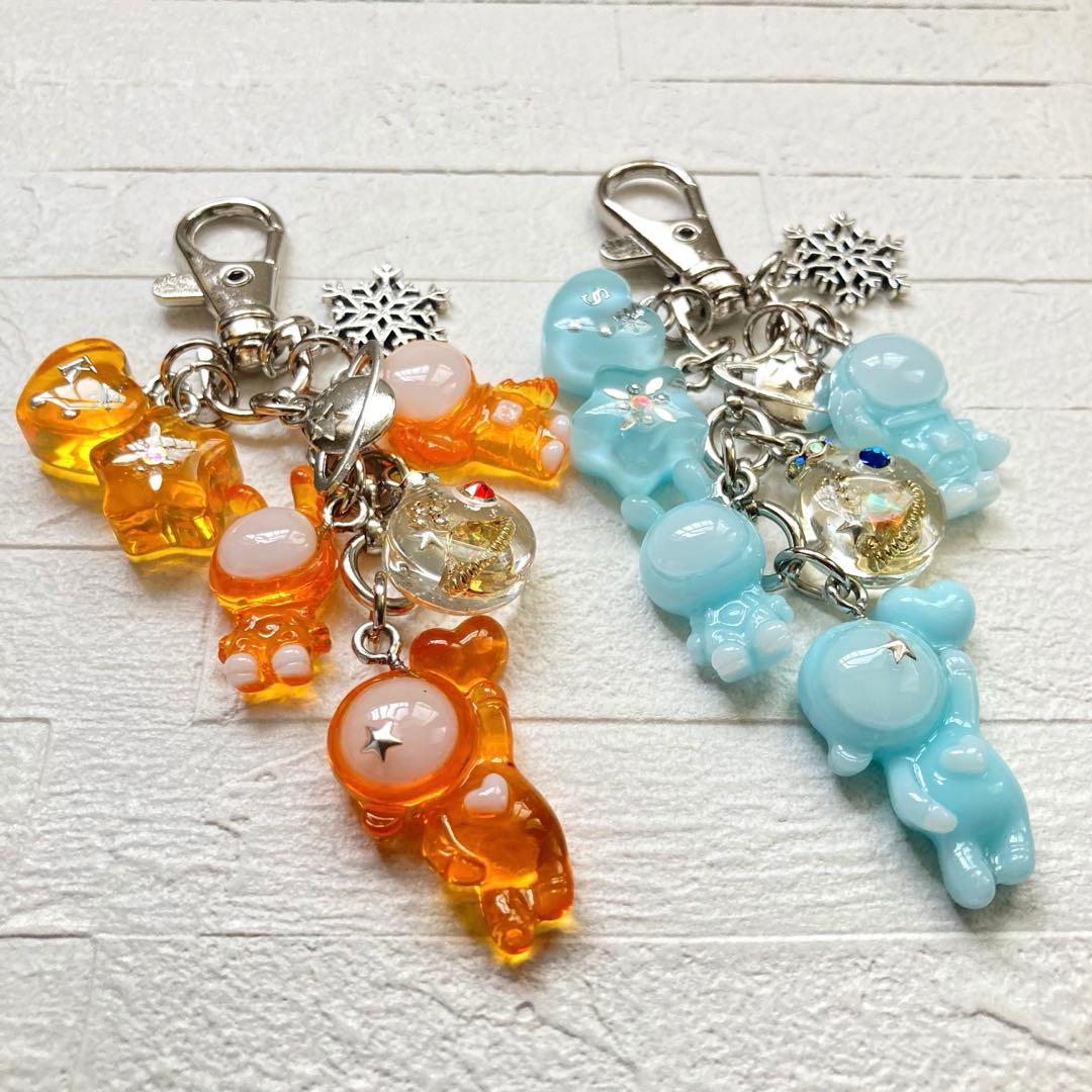 蜜柑ページMan、SixTONES名入れチャームレジンキーホルダー