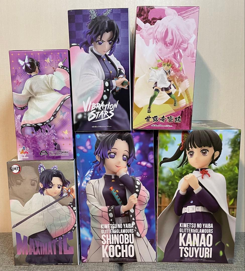 鬼滅の刃 胡蝶しのぶ 栗花落カナヲ 甘露寺蜜璃 フィギュア6個セット