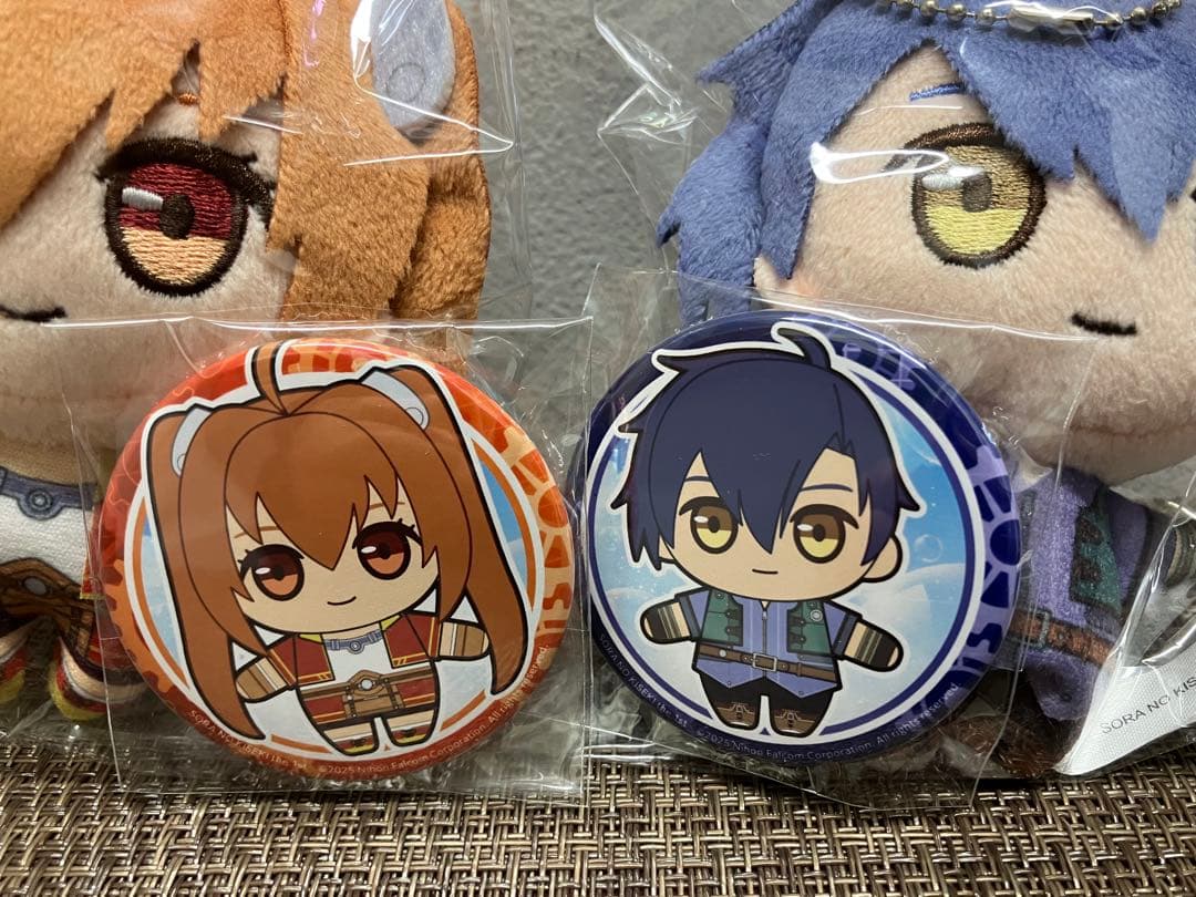 空の軌跡　エビテン特典　ヨシュア＆エステル ぬいぐるみ　缶バッジ　電撃屋