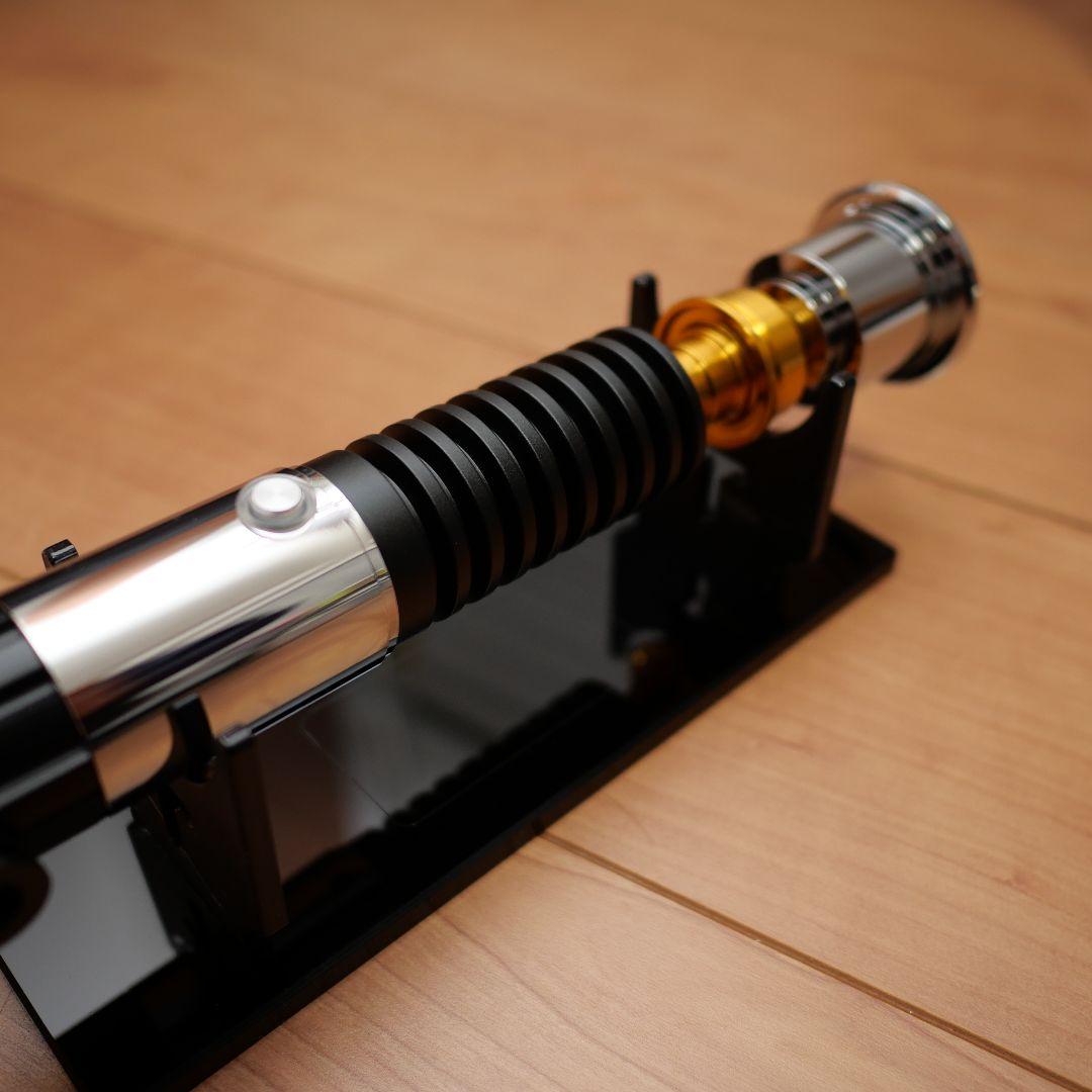 カスタムライトセーバー　新品　オビワン　EP3　スターウォーズ　スタンド付き