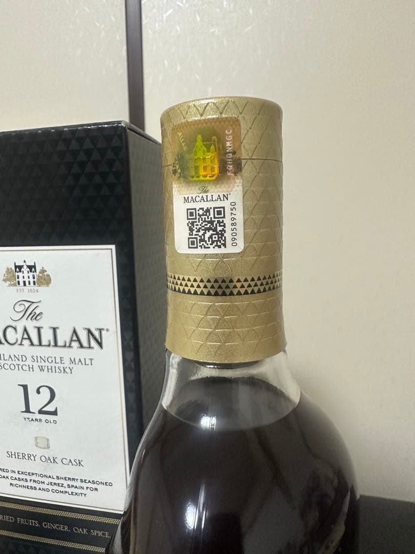 新品The Macallan12Years Old SherryOak Cask