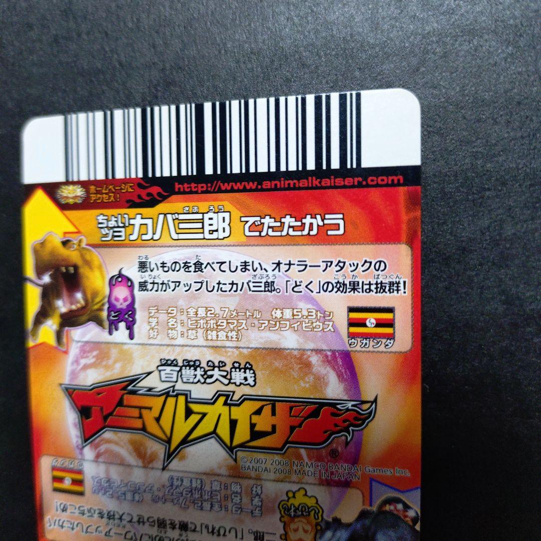 【超希少】ちょいワルカバ二郎／ちょいツヨカバ三郎アニマルカイザー銅キラ