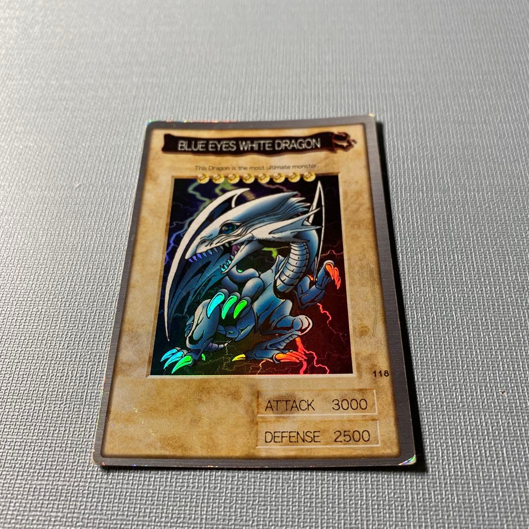 遊戯王カード　バンダイ　当時品　ブルーアイズホワイトドラゴン　英語版　キラカード