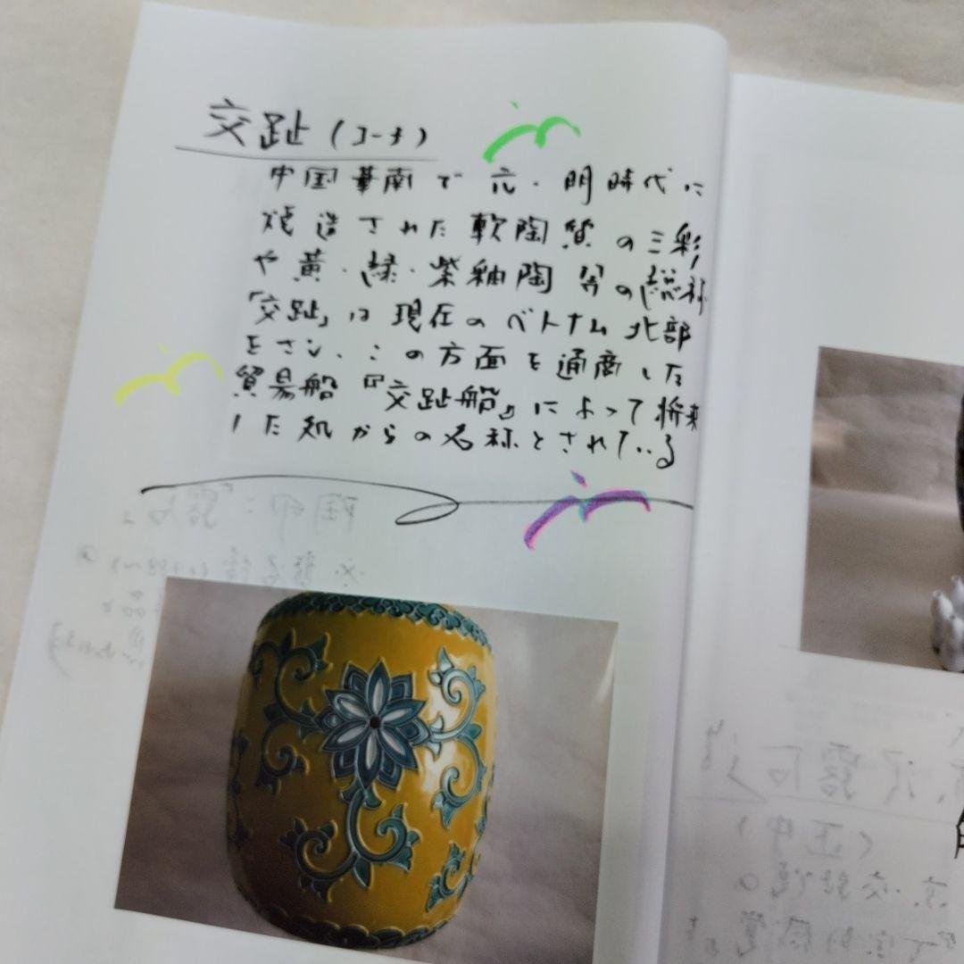 〔黄交趾　水指〕四代露石