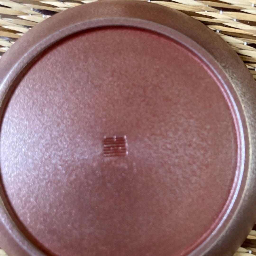 瓶床　松下喜山　錫　共箱 Tea pot mat made of tin