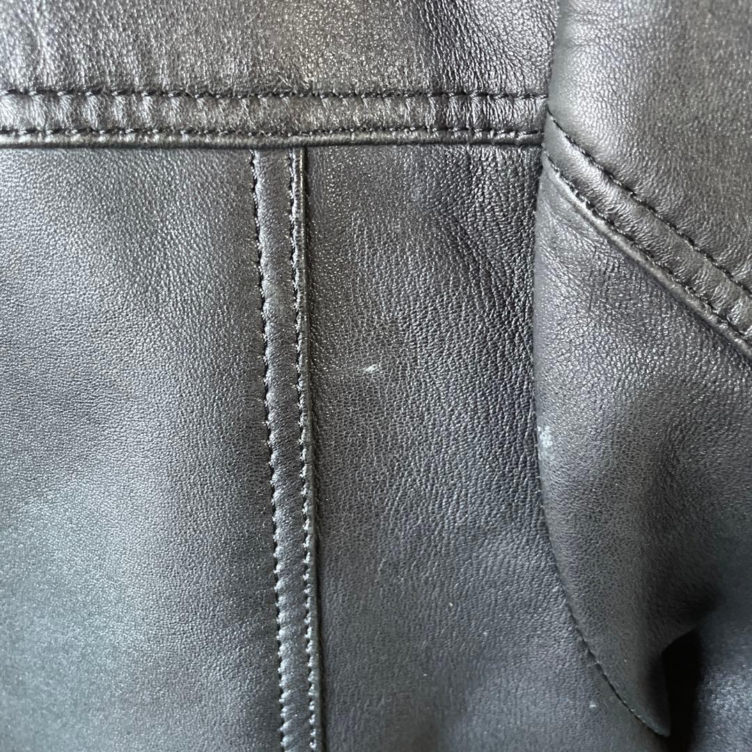 ディーゼル　ライダース　羊革　L