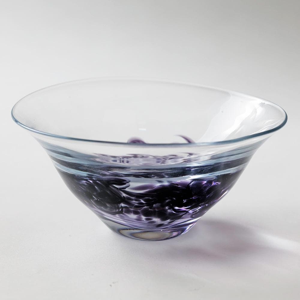 美品 ガラス 茶碗 抹茶椀 茶道具 工芸ガラス ガラスオブジェ