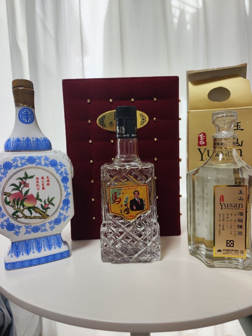 台湾 3本セット 古酒 金門高粱酒 玉山高粱酒 馬祖陳高