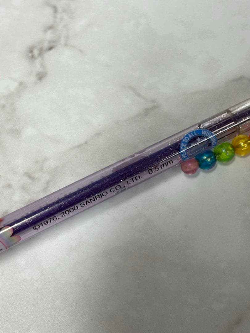 2000年 ハローキティ フェアリー レインボー ボールペン&シャープペンセット