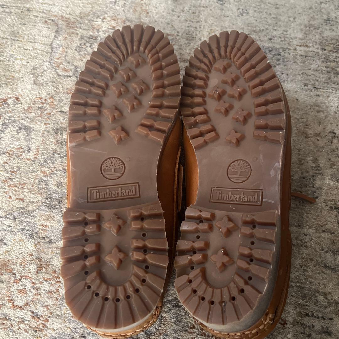 Timberland ブラウン デッキシューズ　3eye