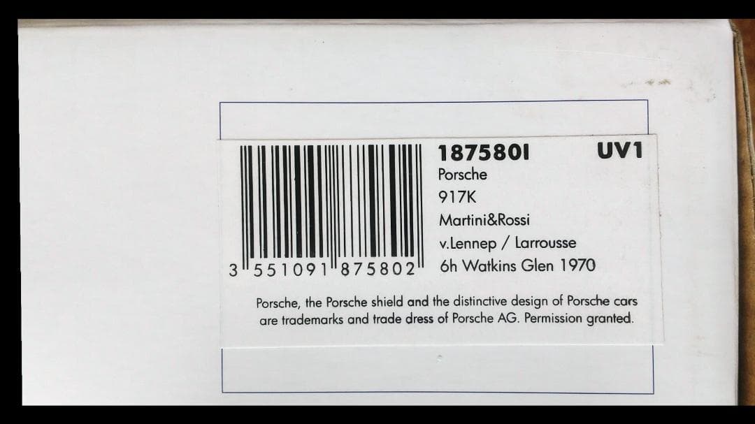 NOREV1/18 Porsche 917K 6h 1970 限定版