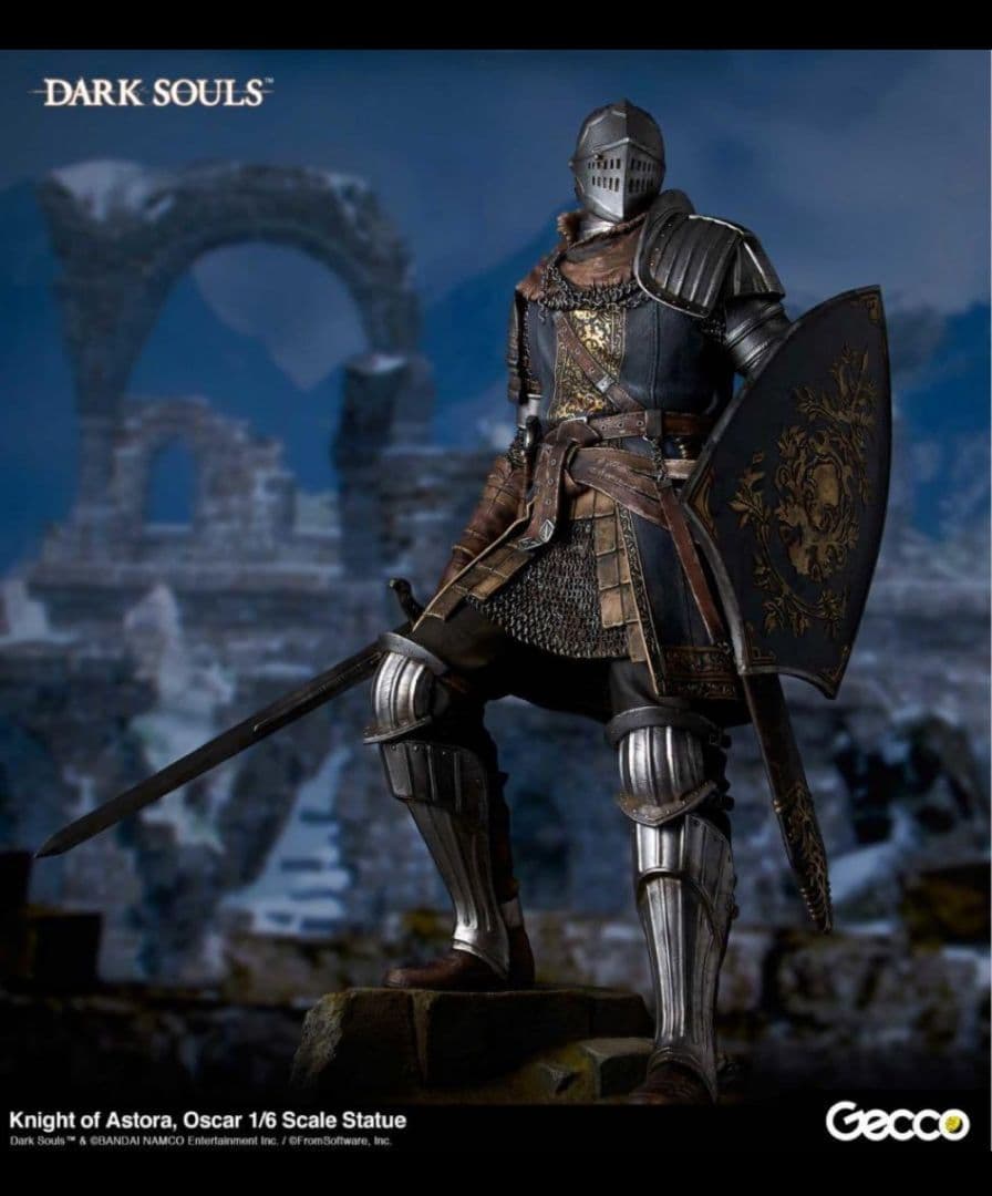【希少・未開封品】ダークソウル アストラの上級騎士 オスカー 1/6 Gecco