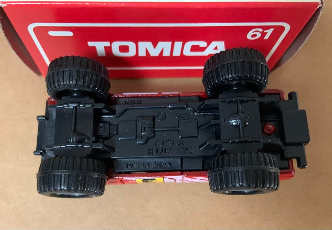 赤箱　トミカ61　JJクラブ特注　トヨタ ハイラックス ビッグフット　日本製