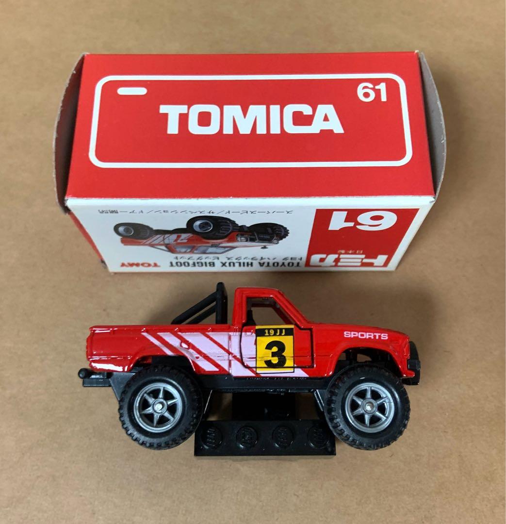 赤箱　トミカ61　JJクラブ特注　トヨタ ハイラックス ビッグフット　日本製