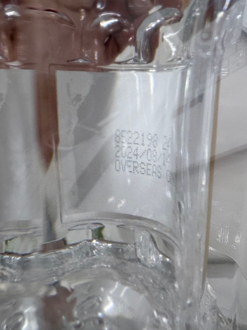 白酒 500ml 透明ボトル ケース付き