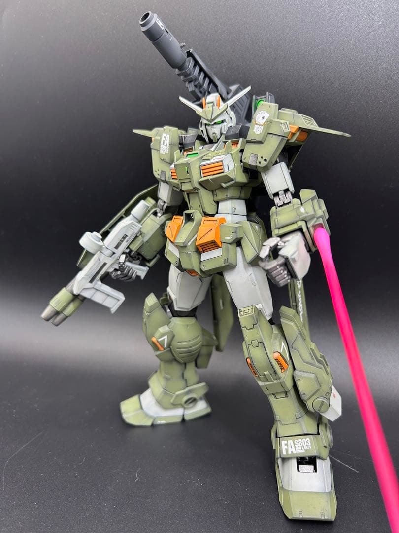年末セール ガンプラMGストームブリンガーFA 全塗装完成品