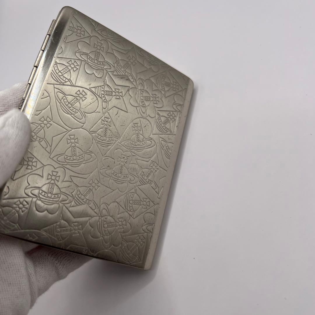 【廃盤】 vivienne westwood シガレットケース　シルバー　オーブ