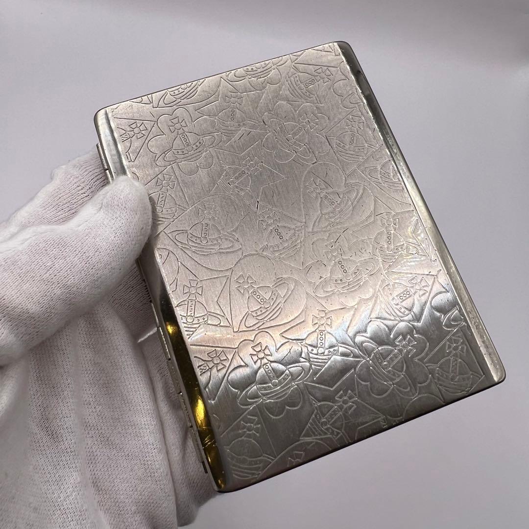 【廃盤】 vivienne westwood シガレットケース　シルバー　オーブ