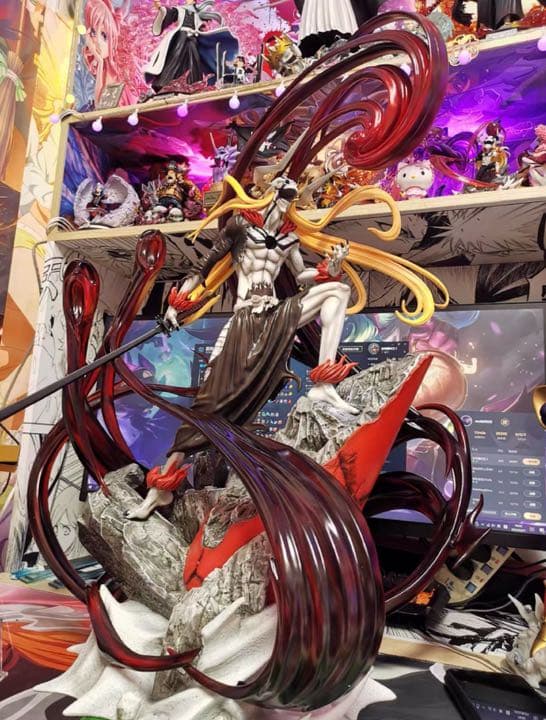 BLEACH 黒衣少年図 黒崎一護 ガレージキット ガレキ スタチュー①⑨