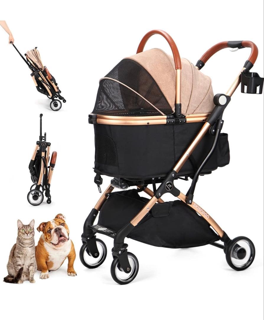 美品 ペットカート SKISOSPGO