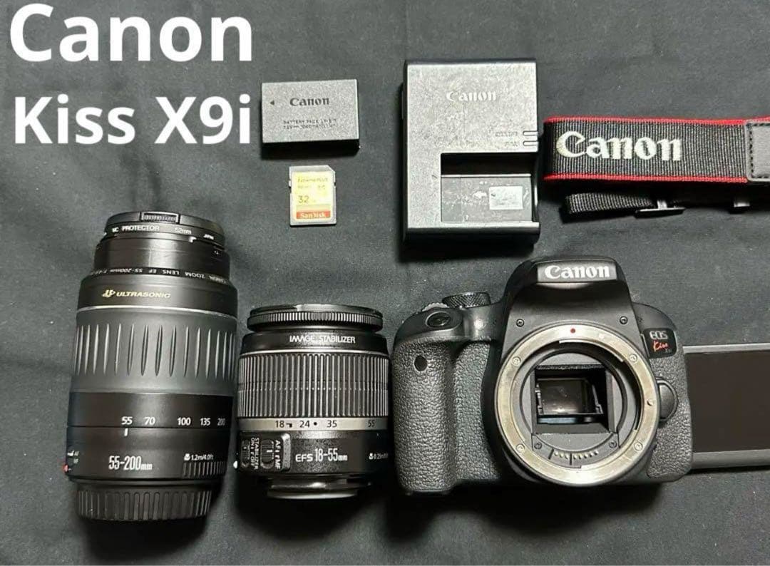 値下げ！Canon EOS Kiss X9iダブルズームレンズセット