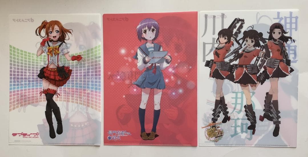 非売品 dアニメストア クリアファイル3種 アニメジャパン2015 ラブライブ！