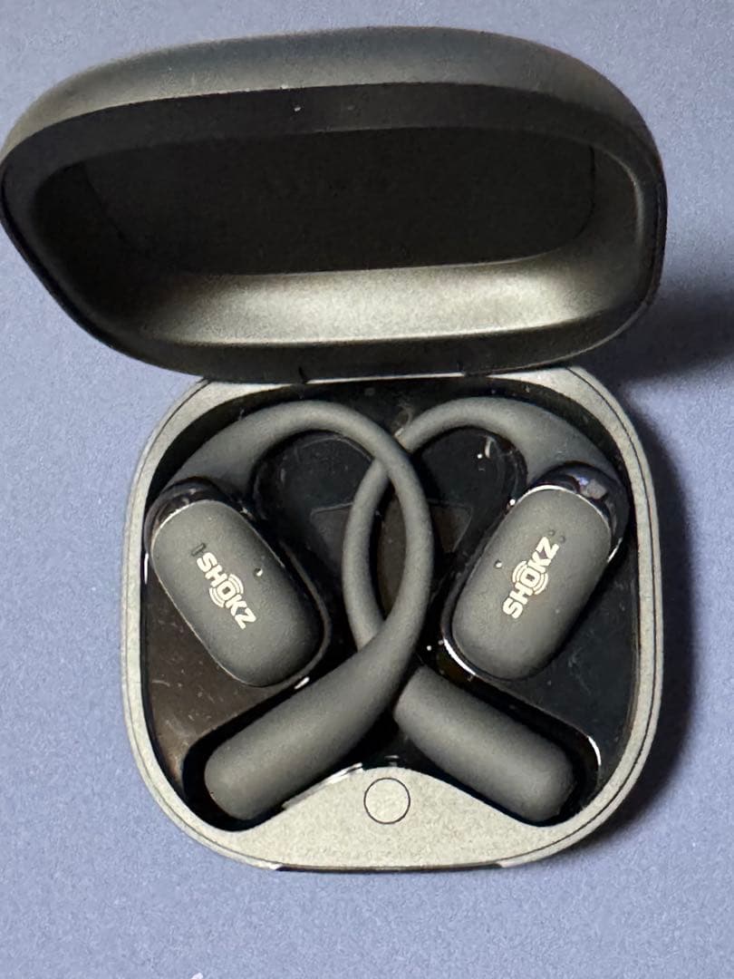 【美品】 Shokz OpenFit2 オープンイヤーイヤホン ブラック 使用少