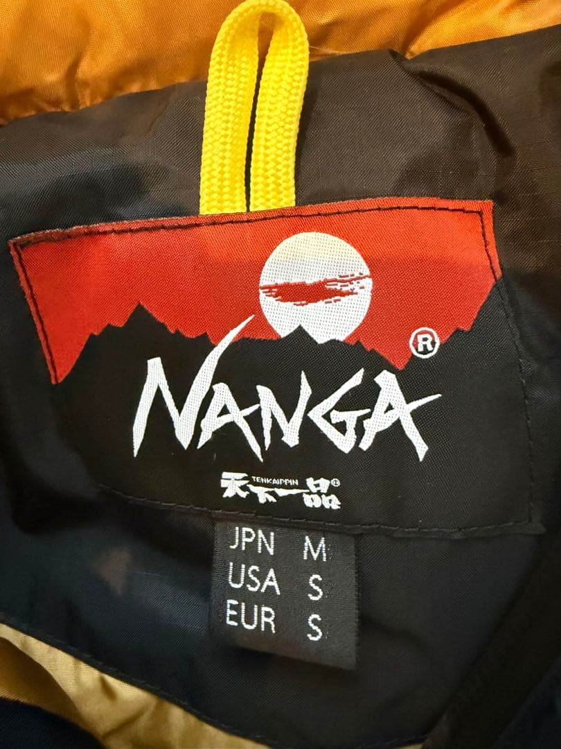 NANGA 天下一品　コラボ　ナンガ　ノースフェイス　ダウンジャケット