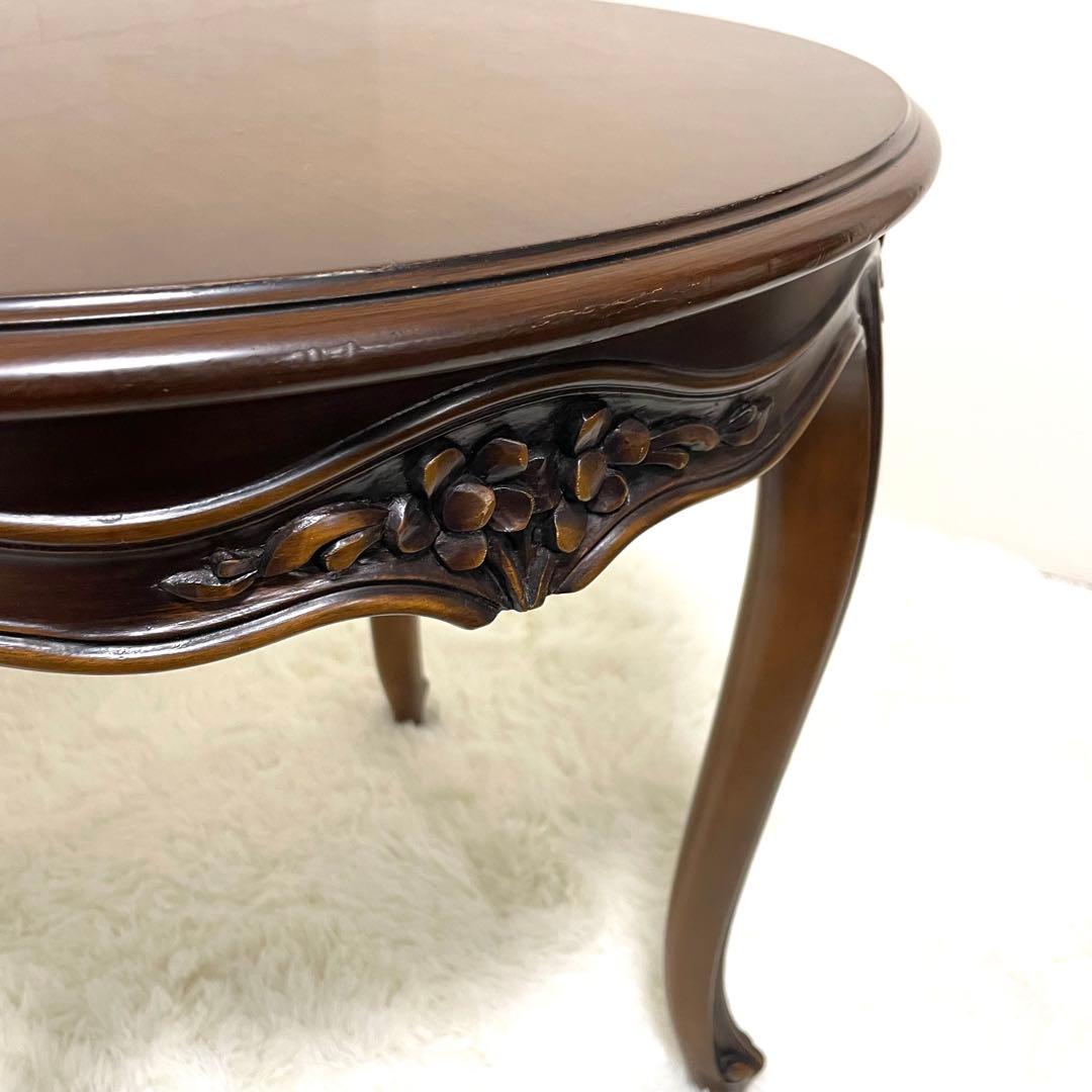 カリモク　ドマーニシリーズ　GMGH520○ / ルイ15世 丸型サイドテーブル