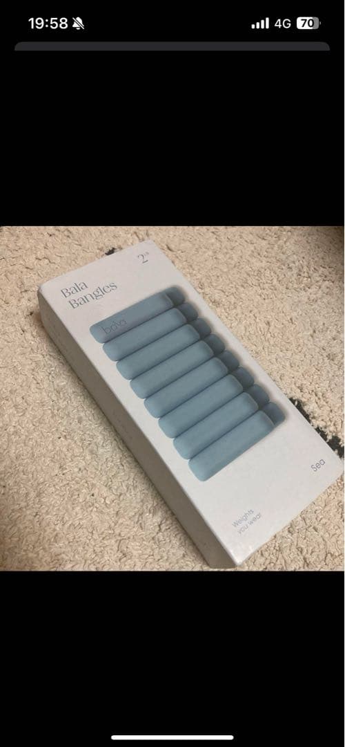 bala Bala Bangles 水色 HALFMOON リネンアイピロー