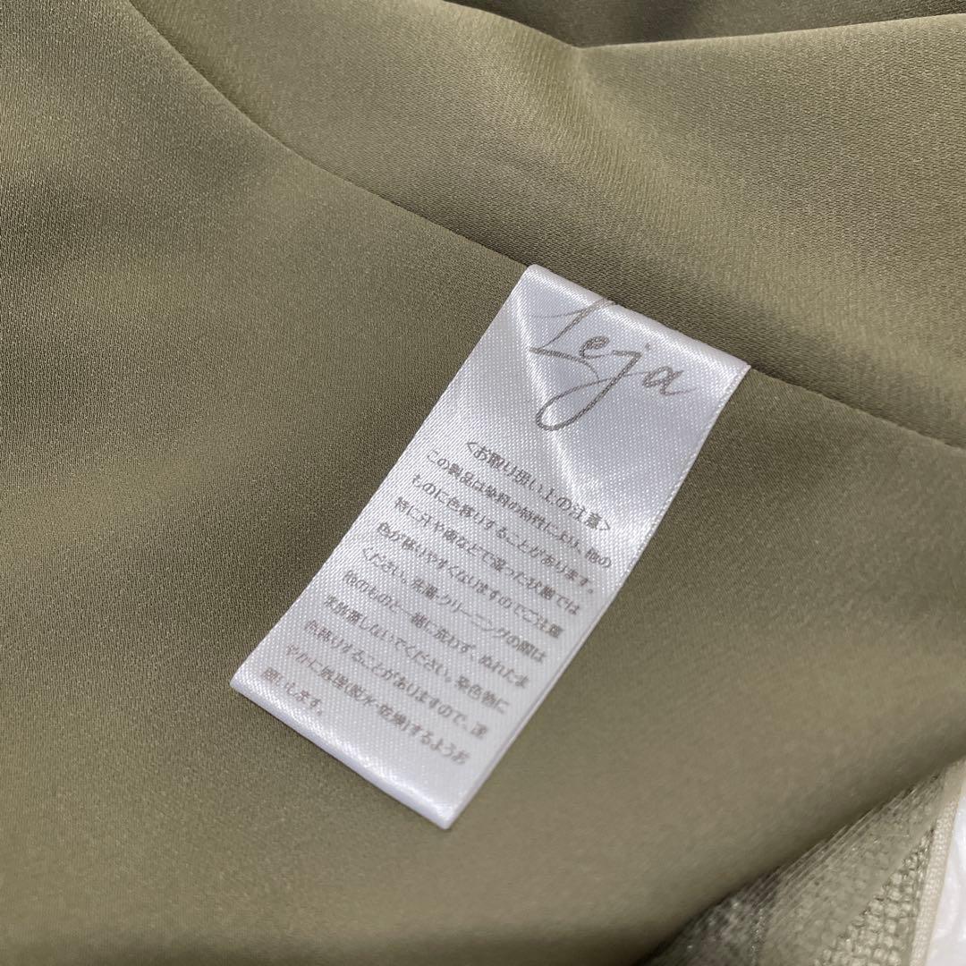 【美品】LEJA 総レース花柄ロングワンピースドレス L