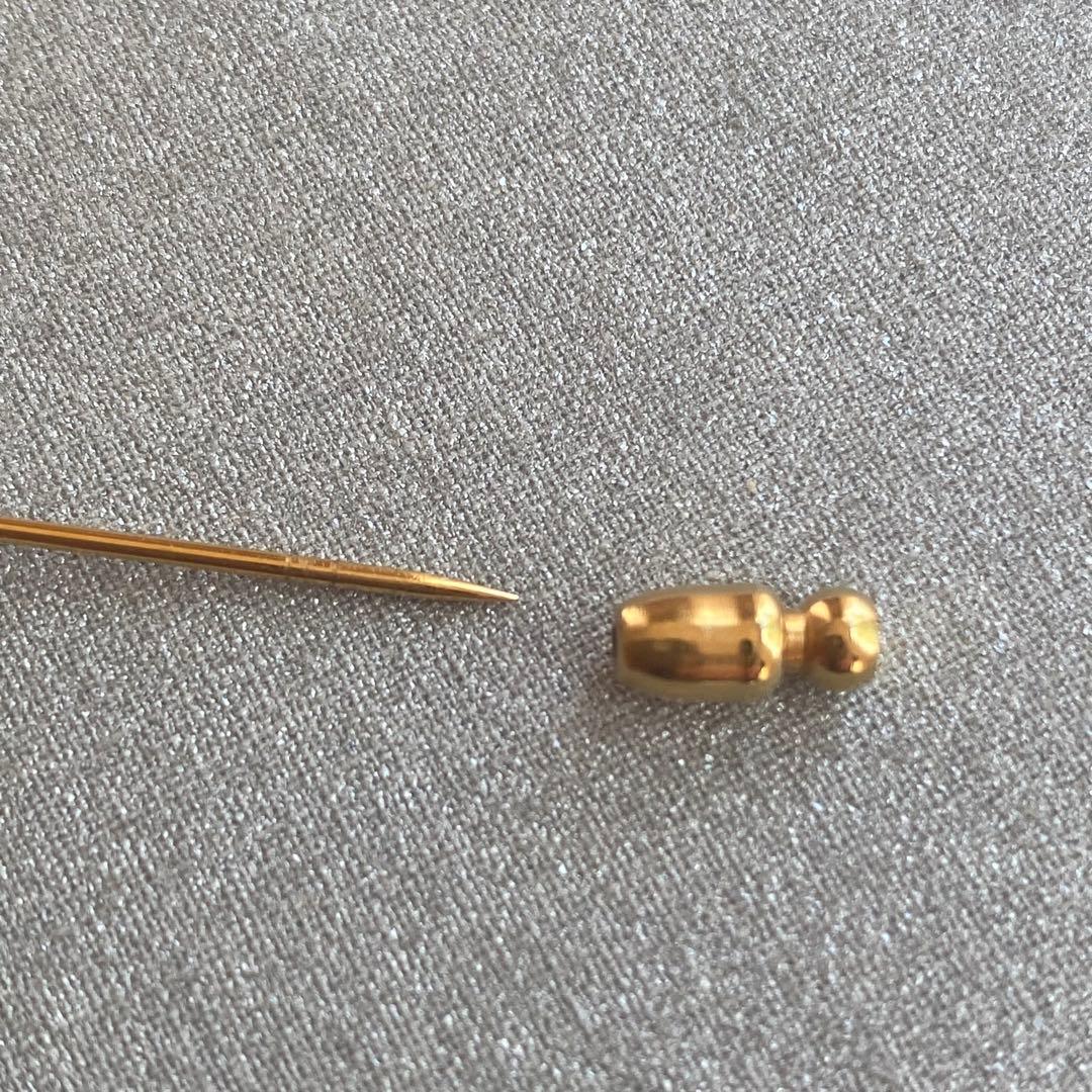 専用です　　【未使用美品】エルメス　ピンブローチ　ゴールド　アクセサリー