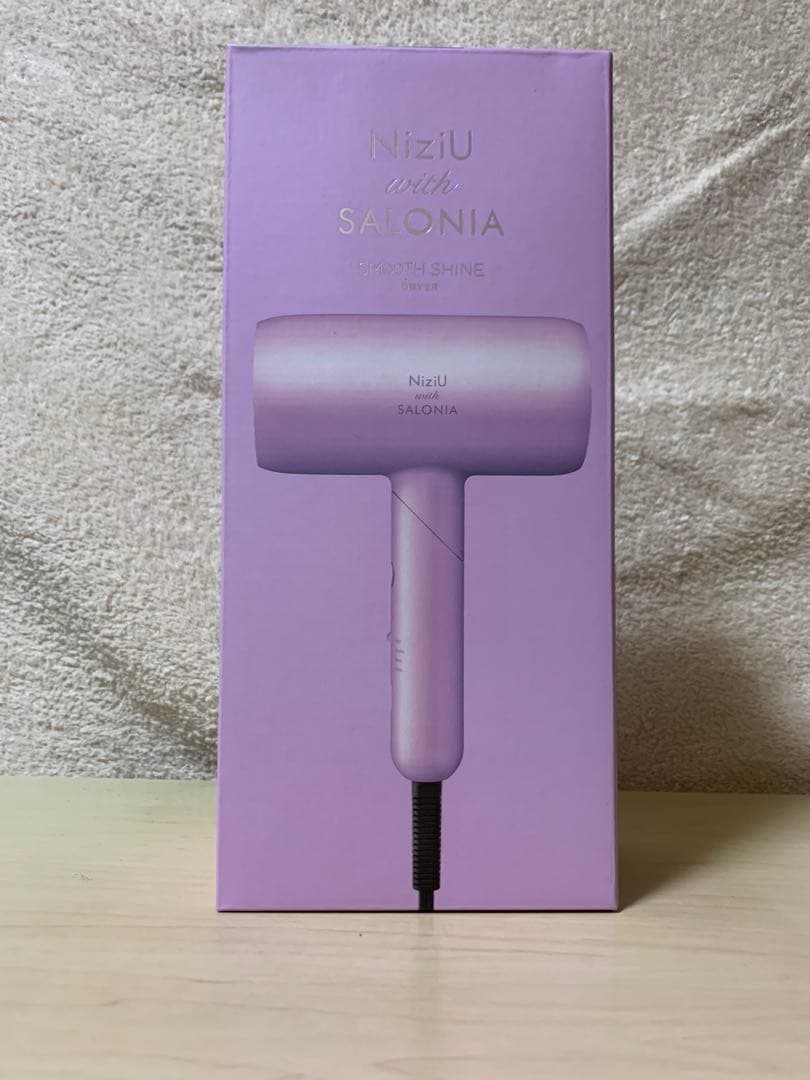 NiziUコラボ サロニア スムースシャインドライヤー プリズムパープル